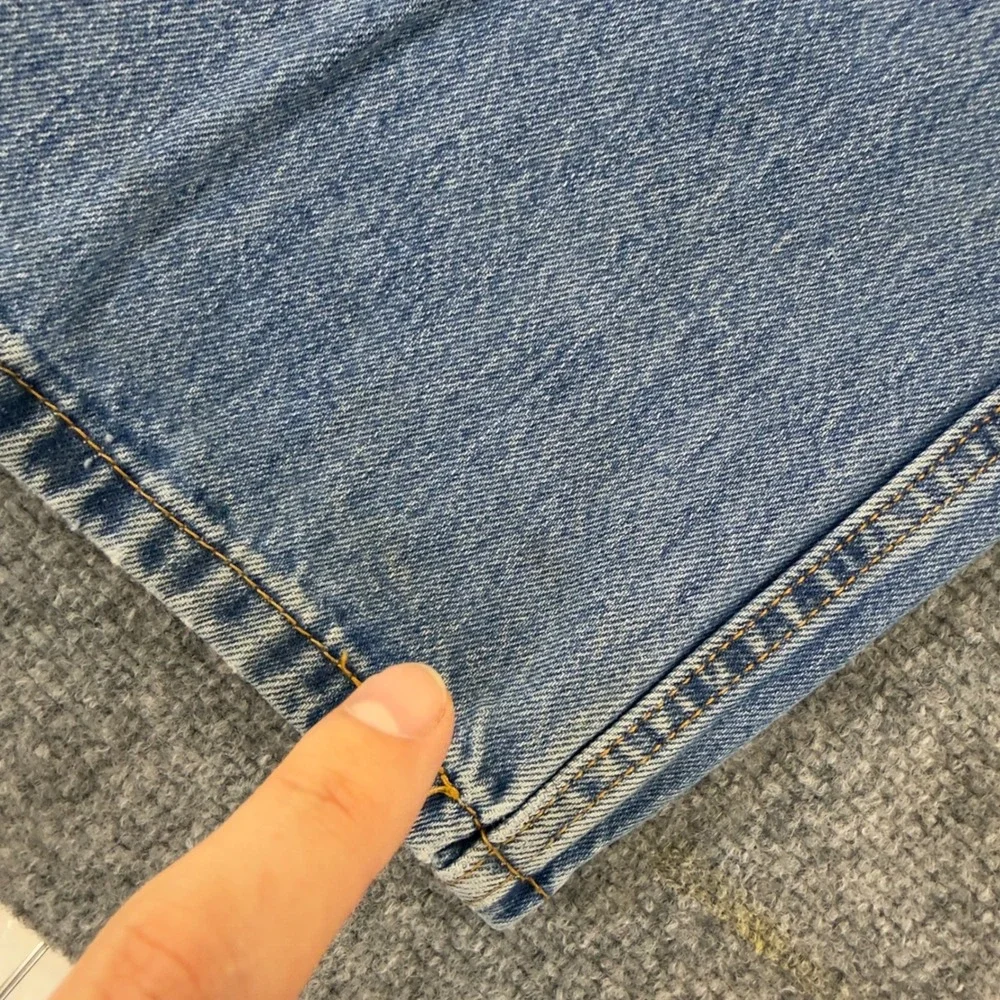 Levis 505 Regular Fit Straight Leg Jeans Medium Wash Blue Size W34 L30